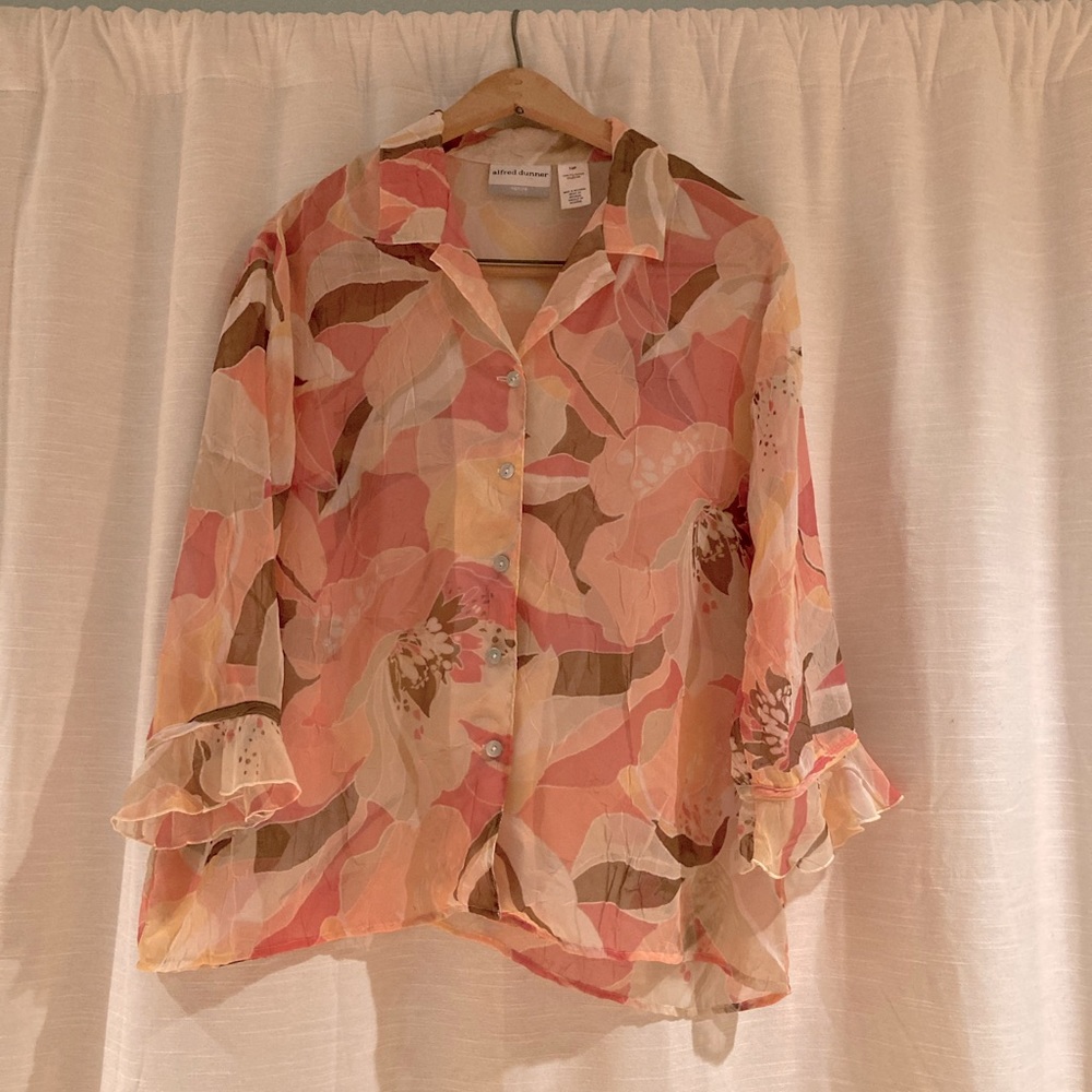 Floral Sheer Blouse